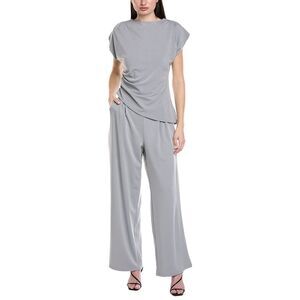 Hl Affair Womens 2Pc Top & Pant Set, Gray